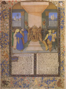 The Coronation of Alexander From Histoire Ancienne (after 1470) (mk05)